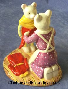 Royal Doulton Rupert The Bear Going Out Late quality figurine